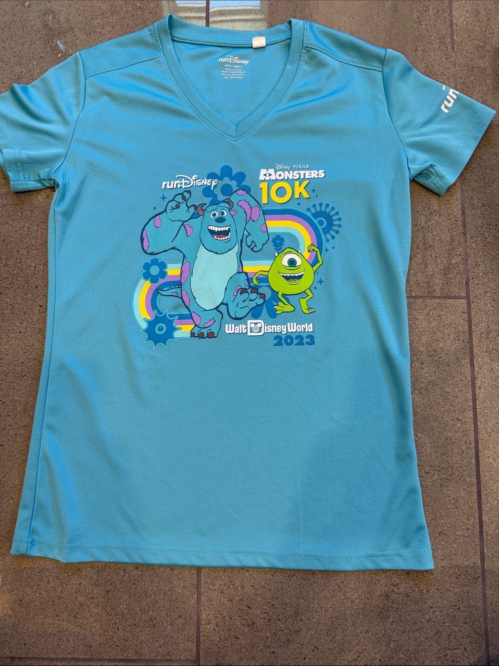 Disney Monsters 10K t-shirt
